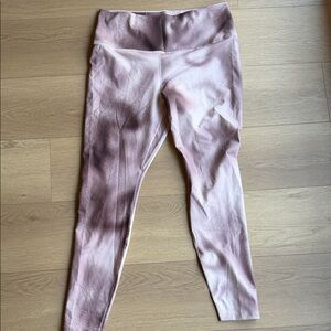 Nike Pink and Brown Leggings